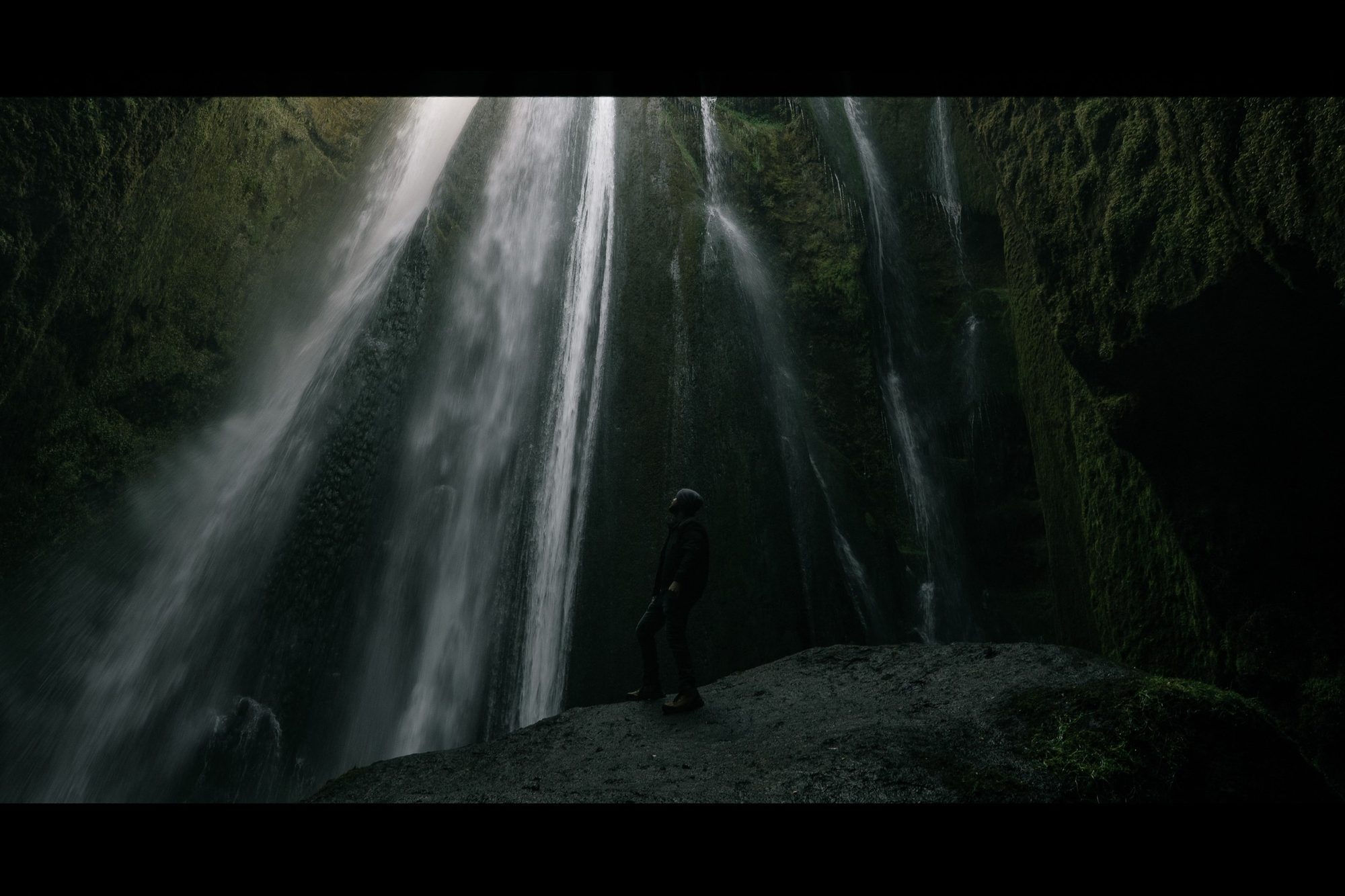 Waterfall — cinematic color grade
